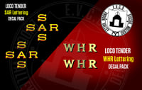 WHR / SAR Locomotive Tender Lettering