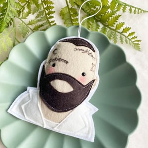 Image of Teddy Swims felt decoration