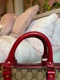 Image 8 of Gucci GG Red Medium Boston Bag