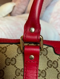Image 4 of Gucci GG Red Medium Boston Bag