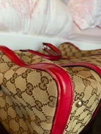 Image 15 of Gucci GG Red Medium Boston Bag