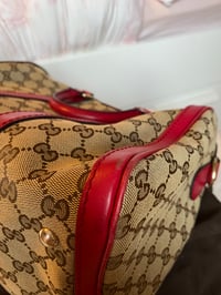 Image 16 of Gucci GG Red Medium Boston Bag