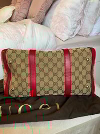 Image 12 of Gucci GG Red Medium Boston Bag