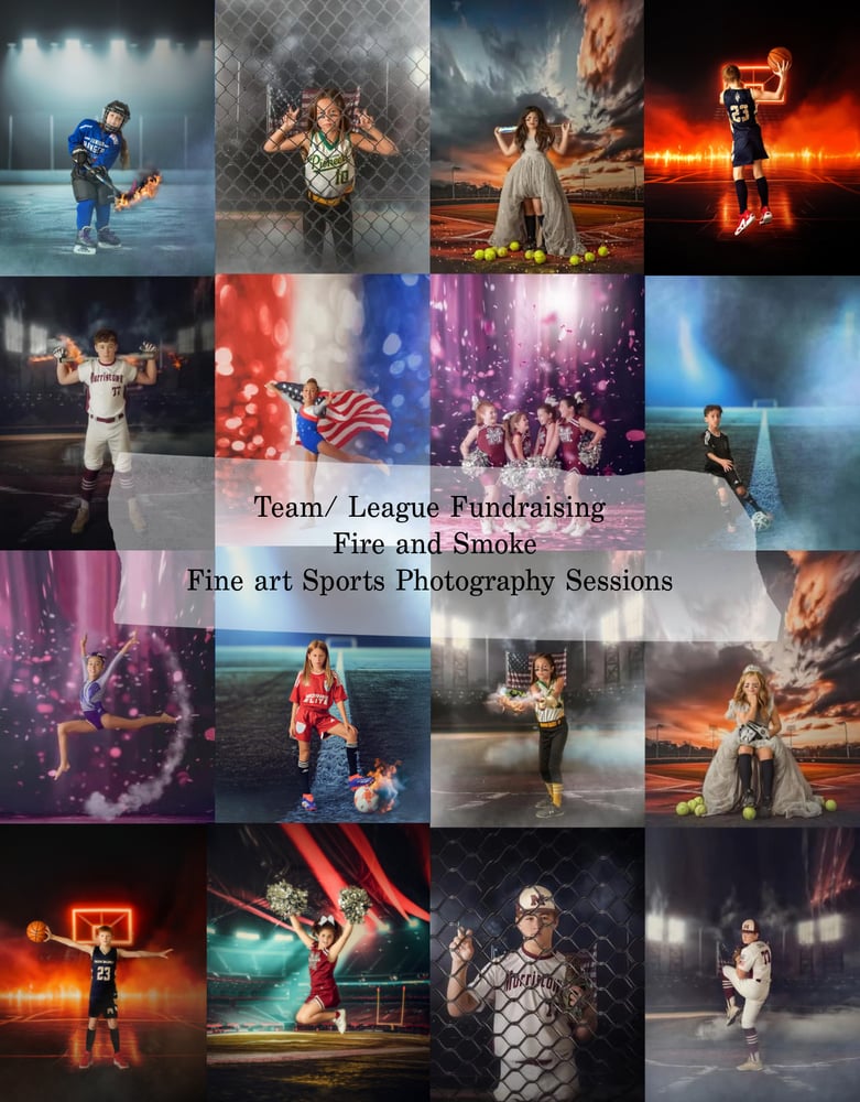 Image of {TEAM/LEAGUE} FIRE AND SMOKE SPORTS PHOTOGRAPHY PACKAGES 
