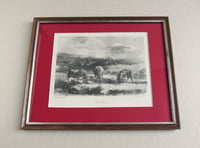 Image 1 of Antique Red Deer Engraving Print (Photogravure) by J G Millais (b 1865), Small Picture, Framed 