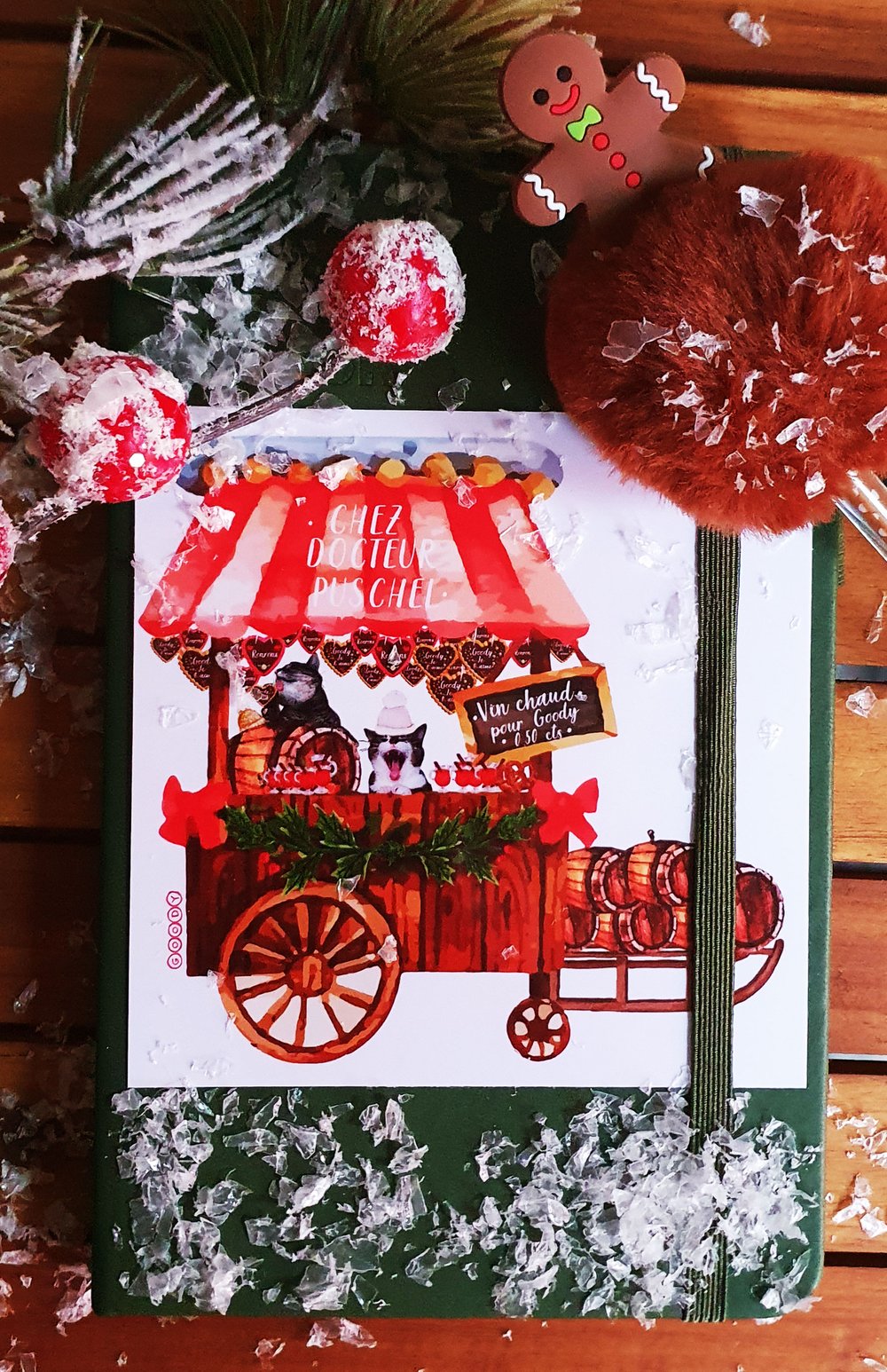 Image of Collector Notebook ' Vin chaud sur Planète Camembert ' for the GOODY cause 