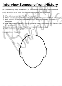 Creative Writing- Interview