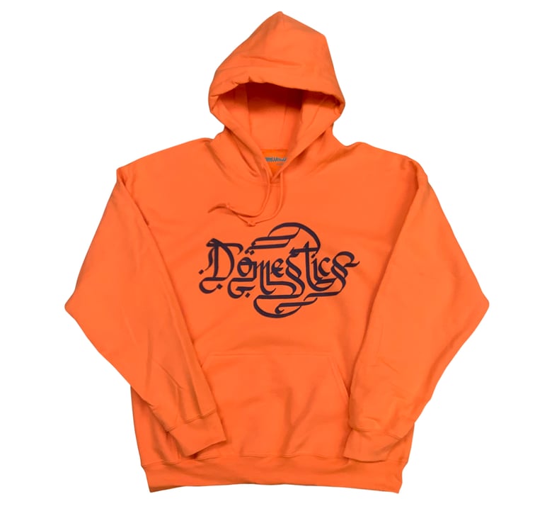 Image of TURKISH SCRIPT HOODY(ORANGE) 