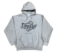 TURKISH SCRIPT HOODY (heather grey)