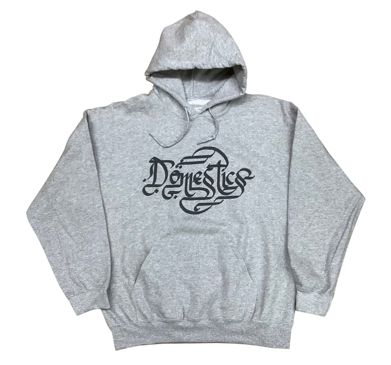 Image of TURKISH SCRIPT HOODY (heather grey)