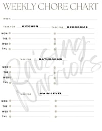 Family Chore Chart