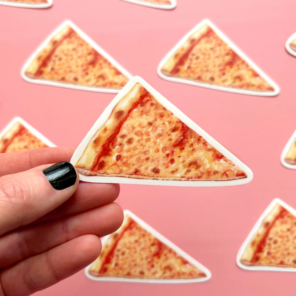 Image of pizza slice sticker 