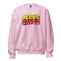 Image 2 of Jesus Saves Crewneck Sweatshirt