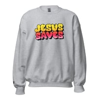 Image 3 of Jesus Saves Crewneck Sweatshirt