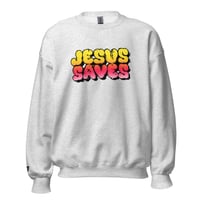Image 1 of Jesus Saves Crewneck Sweatshirt