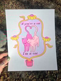 Image 2 of Cat Love Print