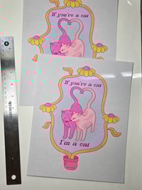Image 3 of Cat Love Print