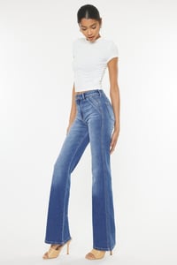 Image 1 of  ULTRA HIGH RISE HOLLY FLARE JEANS - LONG- KanCan 