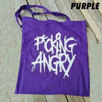 Image 5 of Stoffbeutel: Fucking Angry - verschiedene Farben