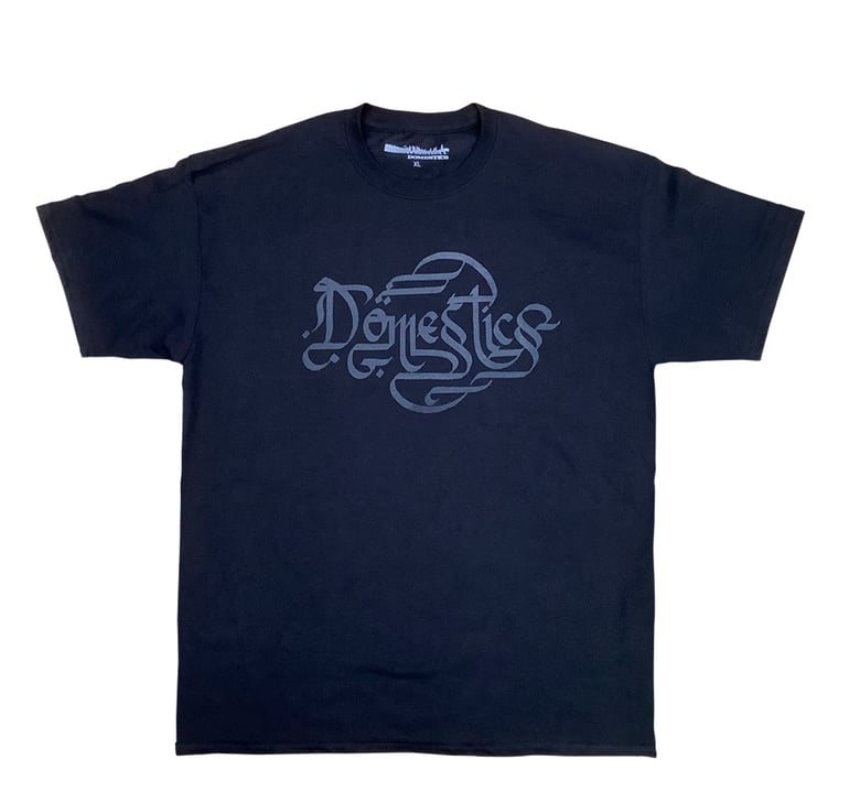 Image of TURKISH SCRIPT T-shirt (black)