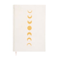 MOON PHASE VELVET A5 NOTEBOOK