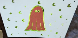 Inkvent Ghost Illustration #5 ACEO