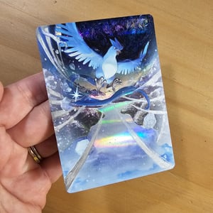 Image of Articuno Full Art Painted Pokemon Card