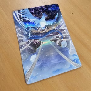 Image of Articuno Full Art Painted Pokemon Card