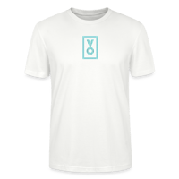 Image 1 of "Pattern" Tee "White/Neon Blue”