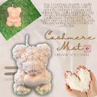 Cashmere Mist Teddy Bear Candle