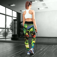 Image 5 of Street Art - High Waisted Leggings