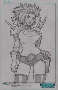 Image of Kim the Delusional MegaCon Original Art