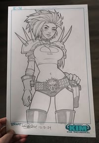 Image of Kim the Delusional MegaCon Original Art