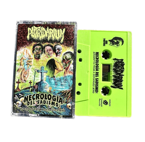 Putridarium - "Necrología Del Sadismo: Excerpts From A Deranged Mind" Cassette