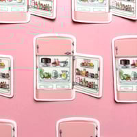 Image 2 of Vintage toy fridge sticker 