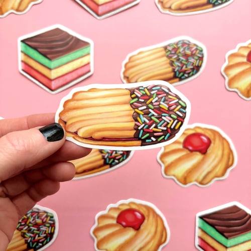 Image of Italian cookie stickers (set of 3)