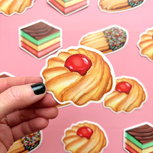 Image of Italian cookie stickers (set of 3)