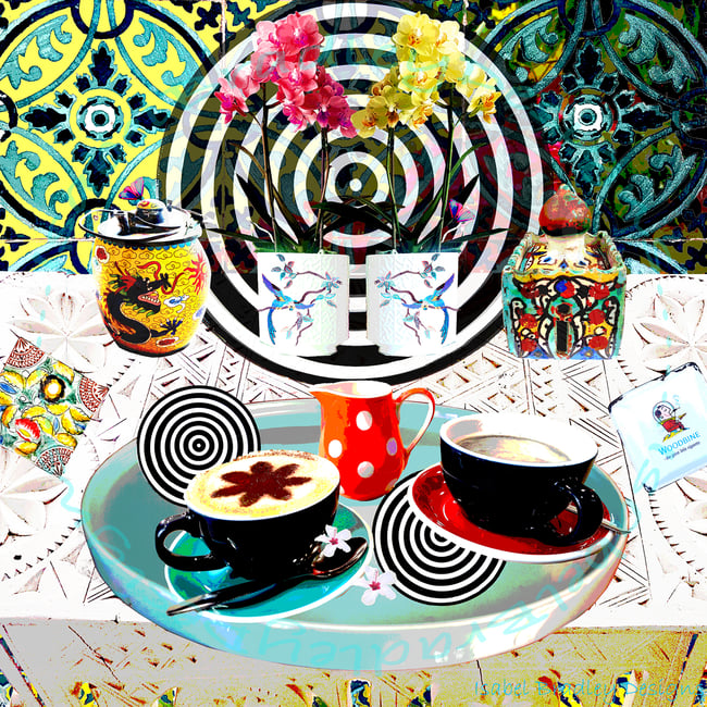 4 Pack of Greeting Cards Funky Lifestyle 