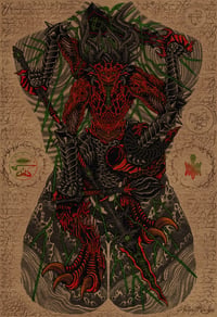 WARLORD KHAZAD FINE ART PRINT A3+
