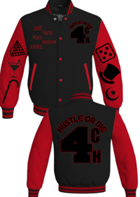 4CH BLACK/RED JACKET