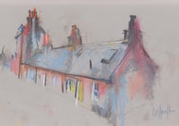 Image 2 of Footdee, Aberdeen - Sketchbook Drawing - Four -  Charcoal, Pencil and Pastel on Paper 