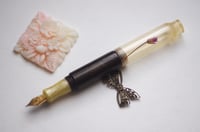 Image 1 of Mid century black barrel pocket pen