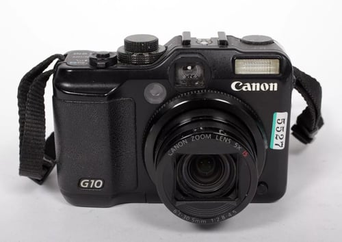 Image of Canon PowerShot G10 digital camera *TESTED* NEW BATTERY + CHARGER #5527