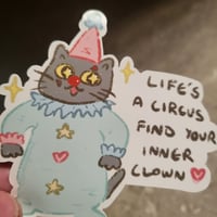 Image 3 of Cat Stickers (Circus Cat & Winter Cats)