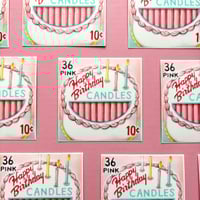 Image 3 of Box of Birthday candles sticker 
