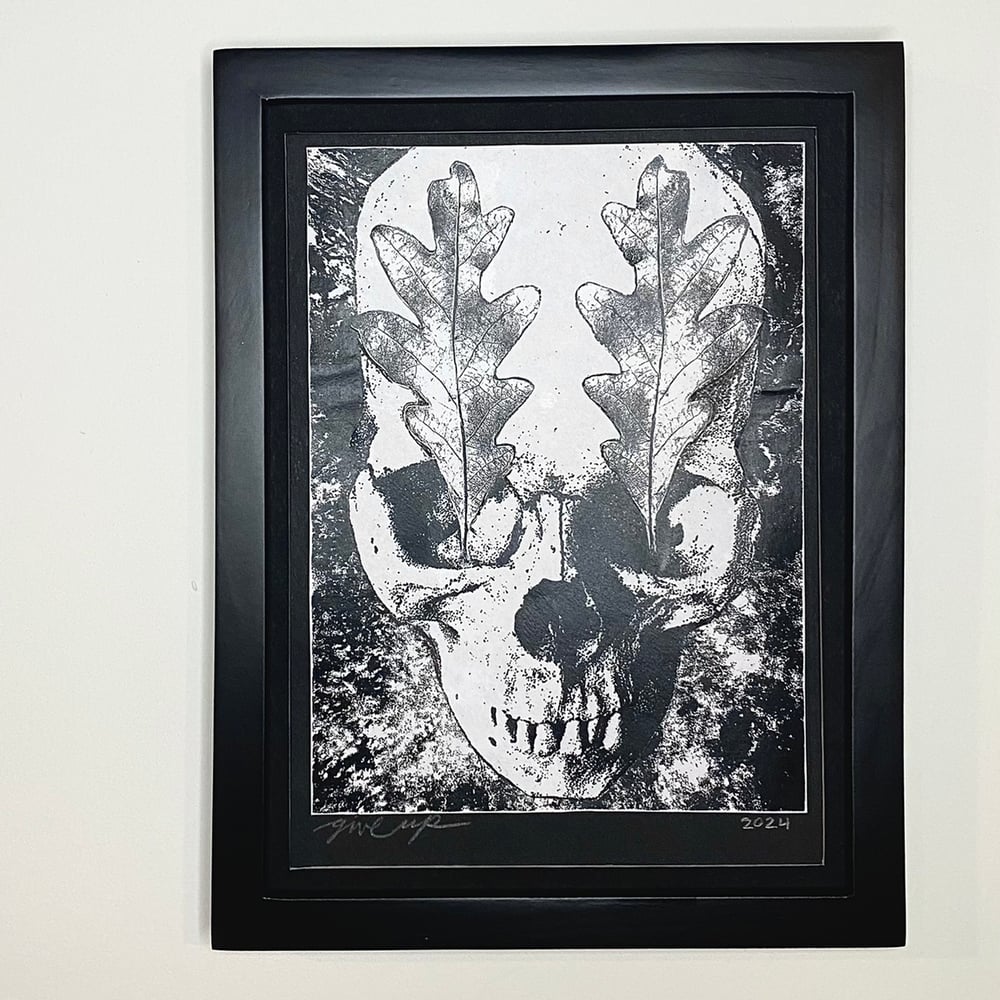 Image of 'shallow grave' original collage