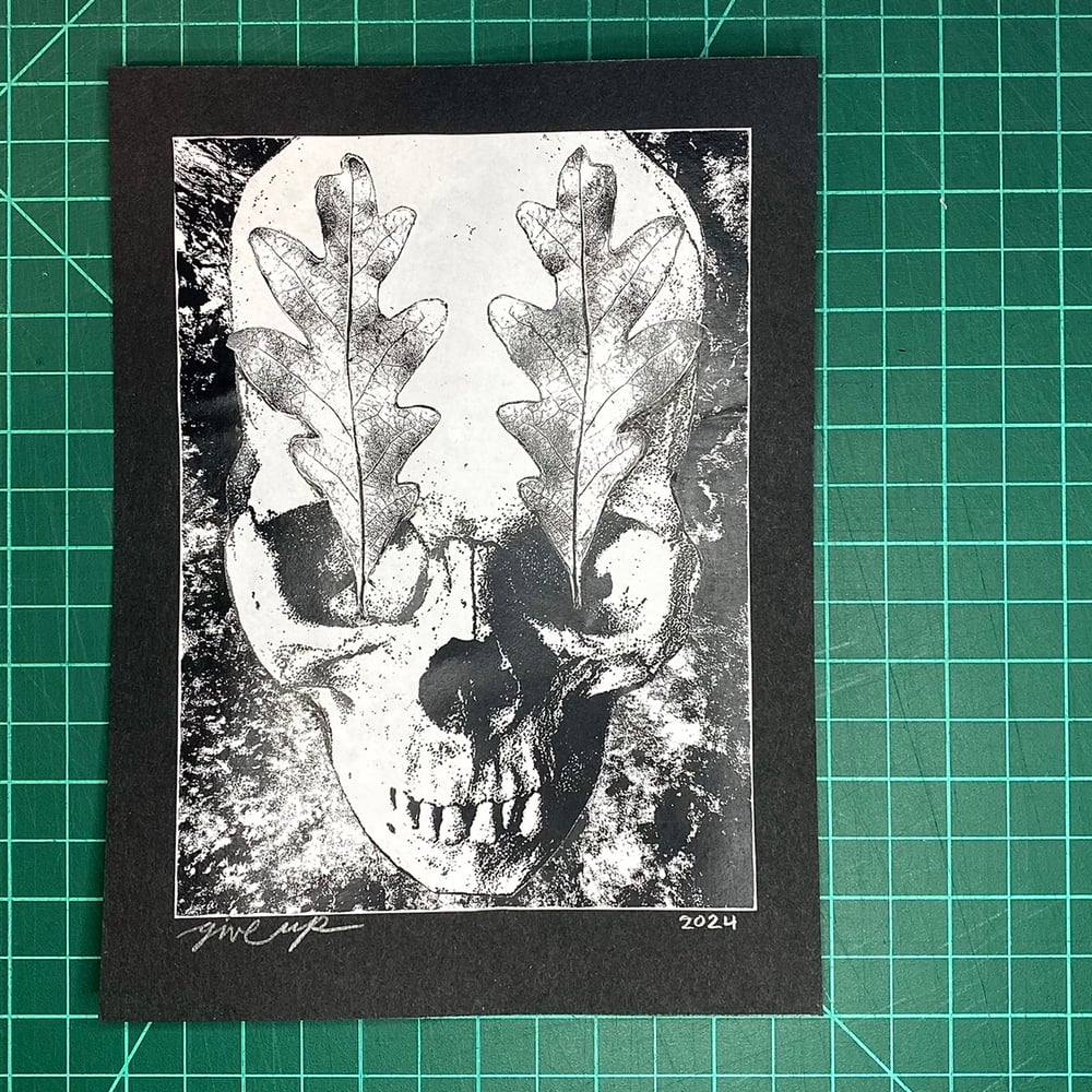 Image of 'shallow grave' original collage