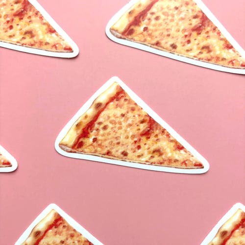 Image of pizza slice sticker 