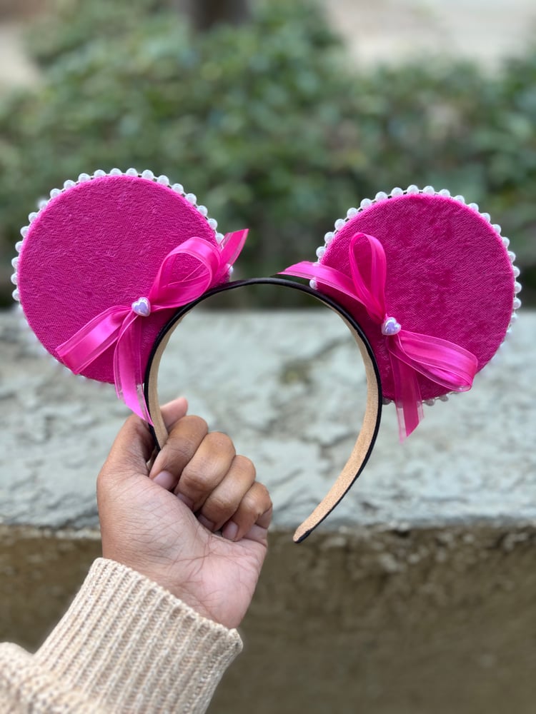 Image of Ribbon BFF Valentine Mouse Ears