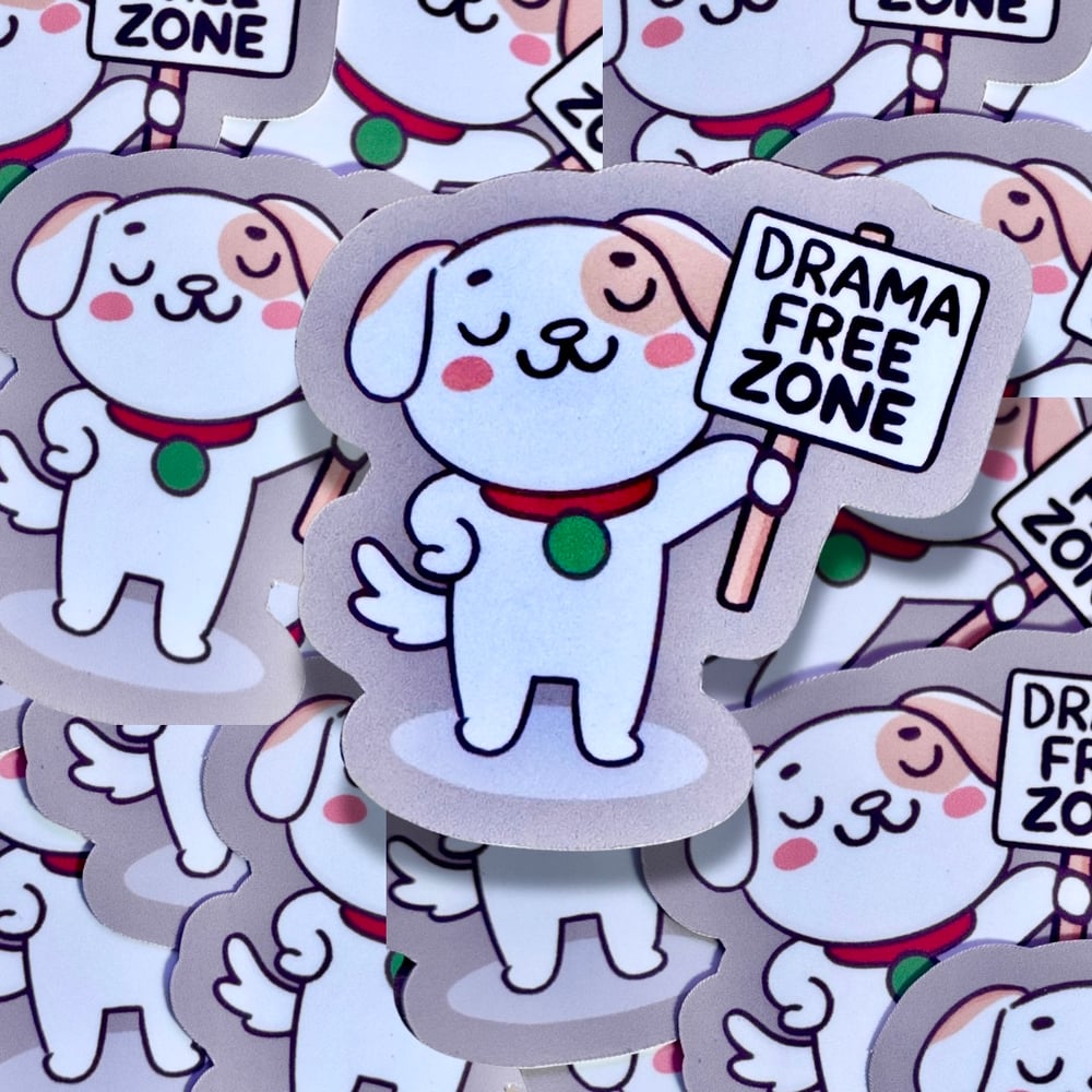 Image of Drama Free Zone Sticker